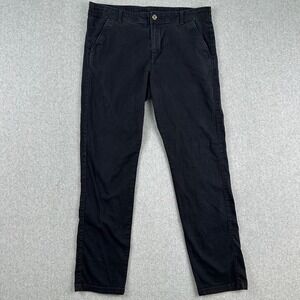 IZOD Boys Size 18 Husky Robusto Chino Pants Dark Blu Youth 33x29